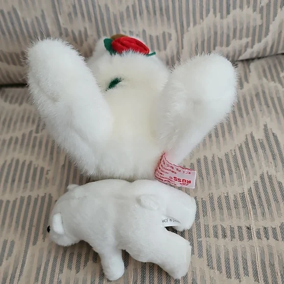 Vintage Russ Berrie Mama & Baby Bear "Creampuff" - Picture 10 of 12